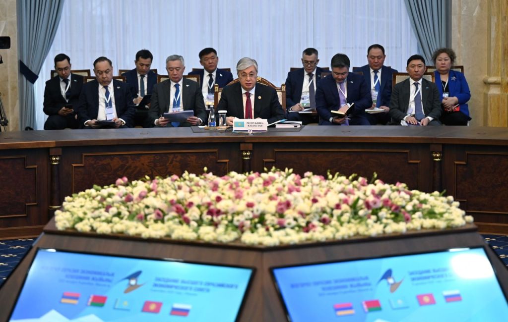 Президент Казахстана выступил на заседании Высшего Евразийского экономического совета
