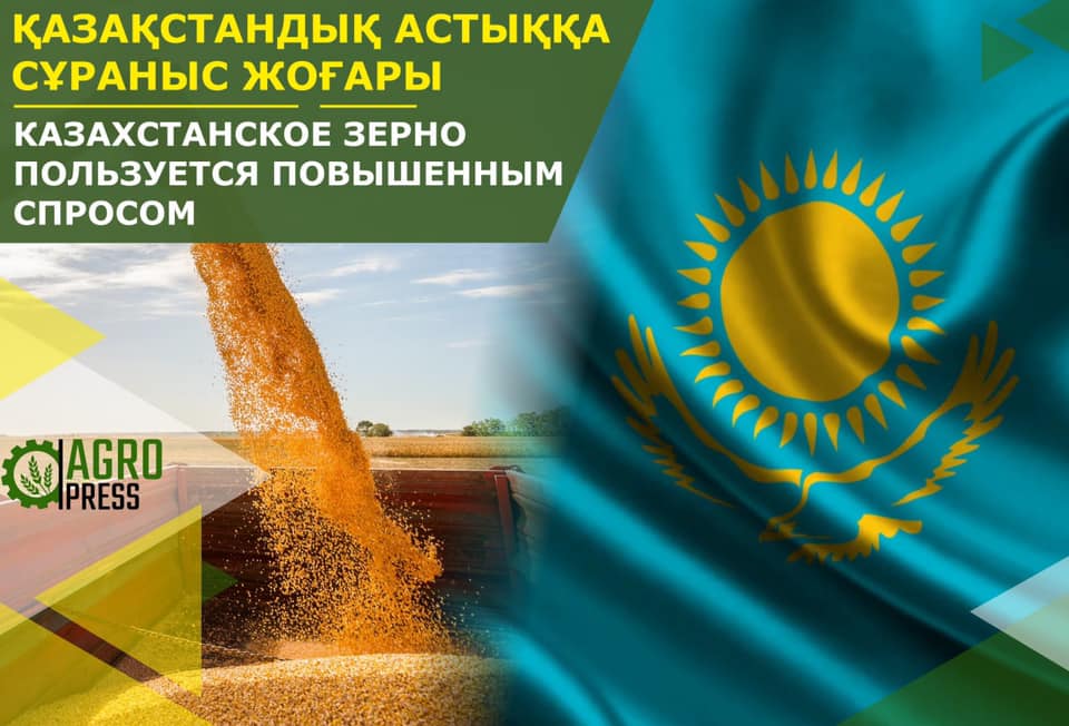 В разных странах держится высокий спрос на казахстанское зерно 