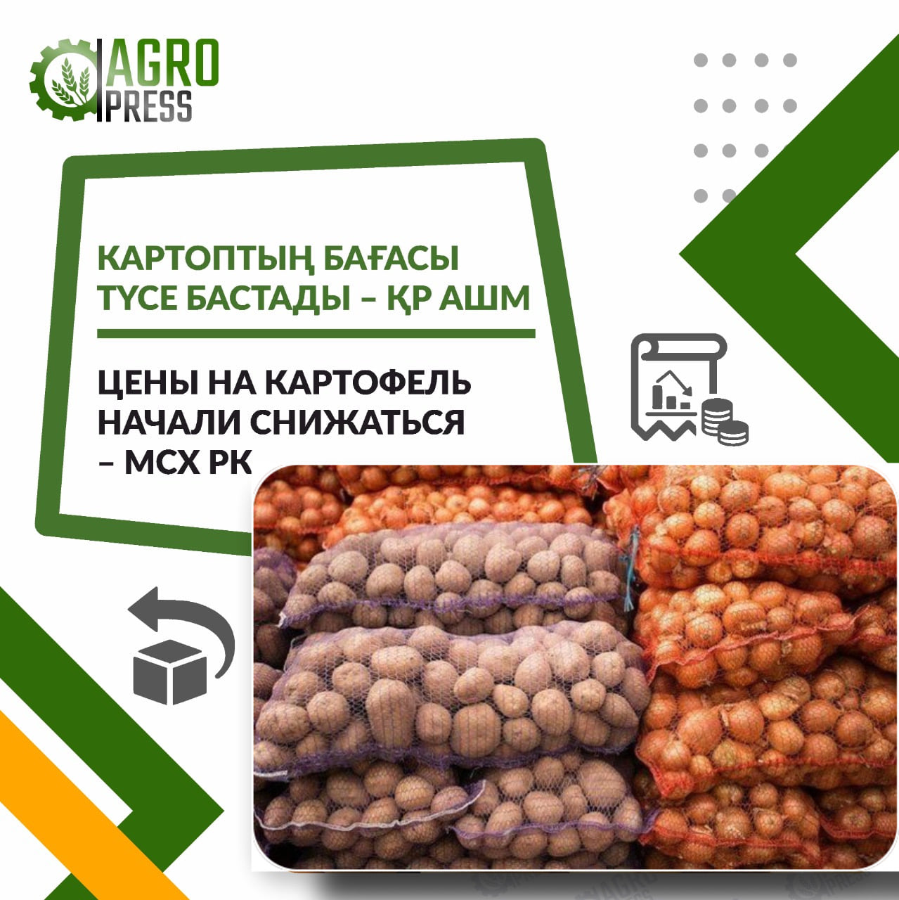 Картофеля в Казахстане достаточно - МСХ РК